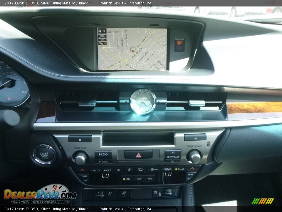 2017 Lexus ES 350 Silver Lining Metallic / Black Photo #11