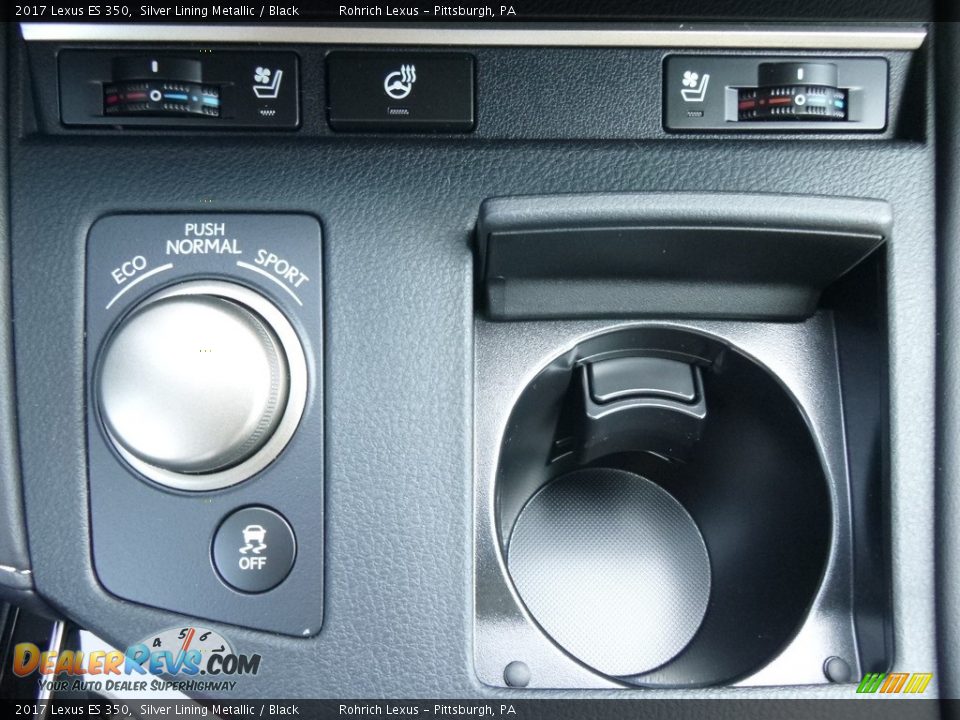 2017 Lexus ES 350 Silver Lining Metallic / Black Photo #14