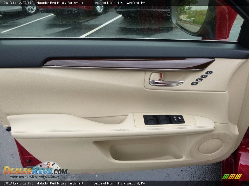 2013 Lexus ES 350 Matador Red Mica / Parchment Photo #10
