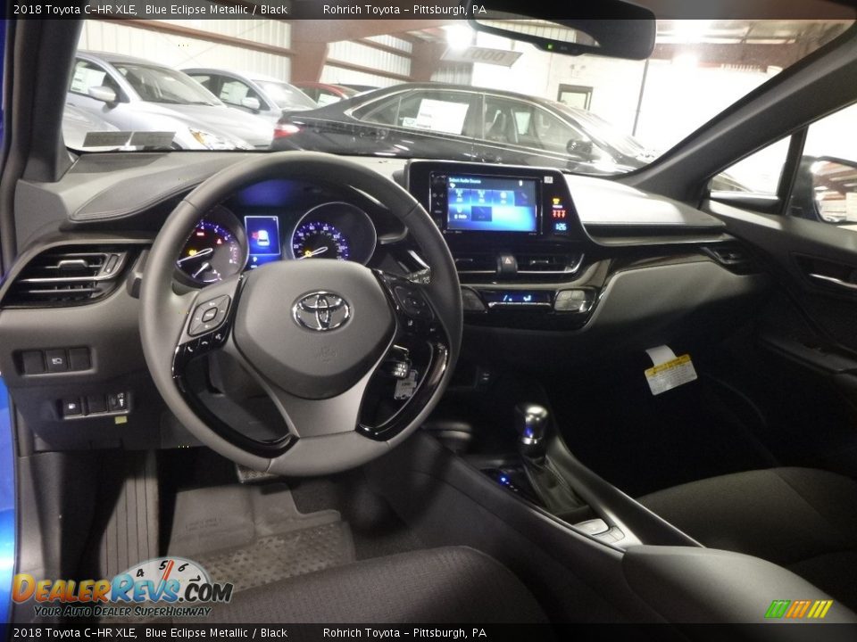 Black Interior - 2018 Toyota C-HR XLE Photo #8