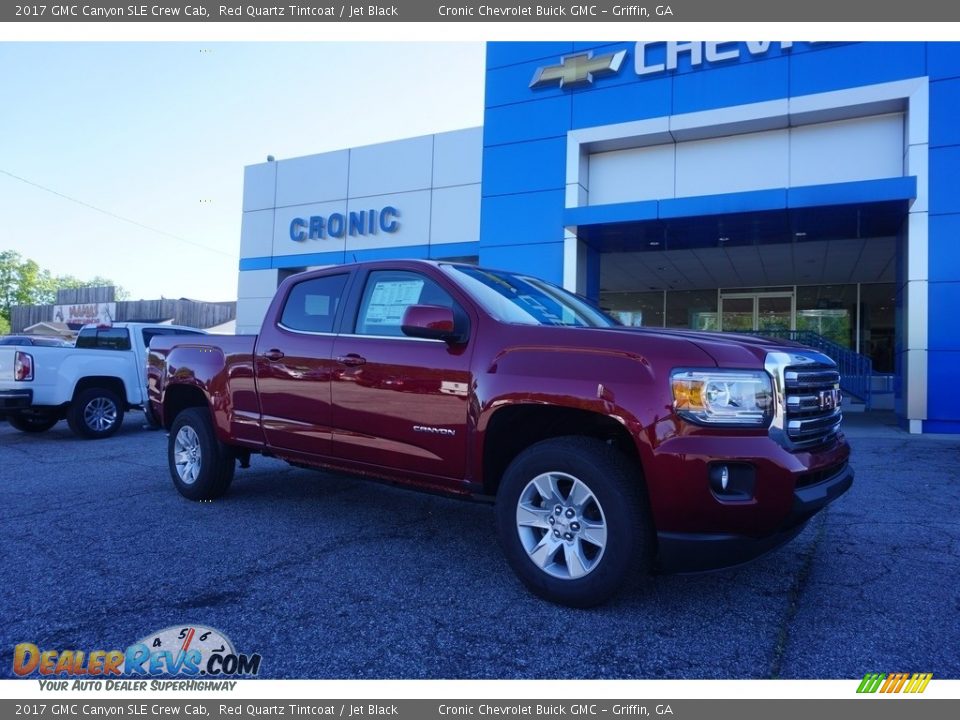 2017 GMC Canyon SLE Crew Cab Red Quartz Tintcoat / Jet Black Photo #1