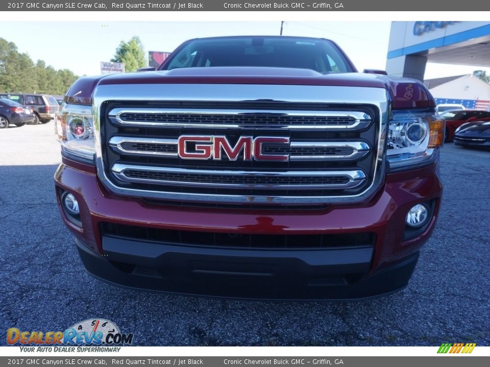 2017 GMC Canyon SLE Crew Cab Red Quartz Tintcoat / Jet Black Photo #2