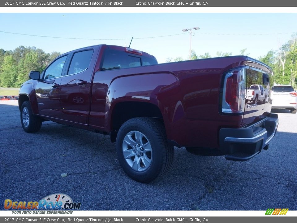 2017 GMC Canyon SLE Crew Cab Red Quartz Tintcoat / Jet Black Photo #5