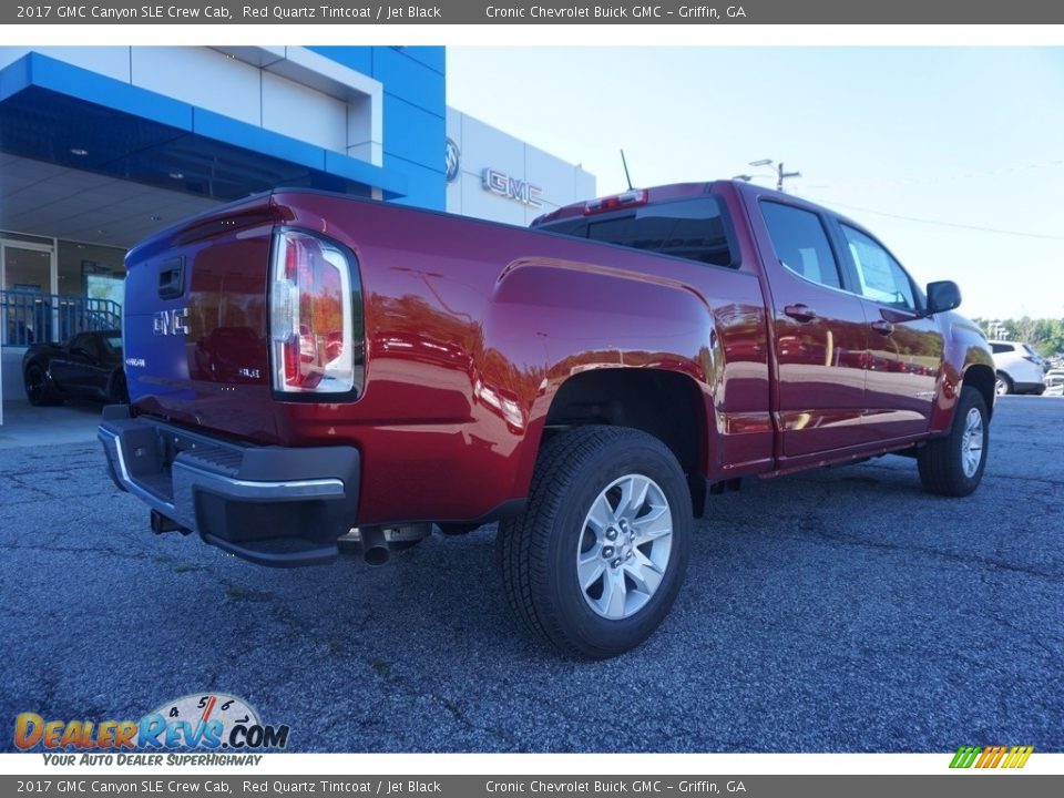 2017 GMC Canyon SLE Crew Cab Red Quartz Tintcoat / Jet Black Photo #7