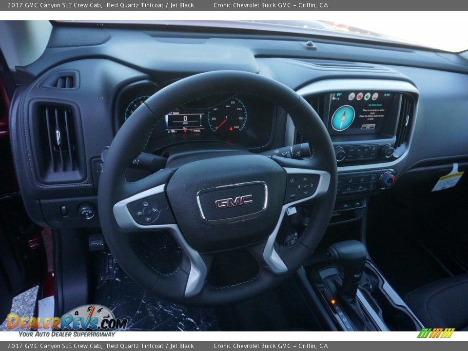 2017 GMC Canyon SLE Crew Cab Red Quartz Tintcoat / Jet Black Photo #10