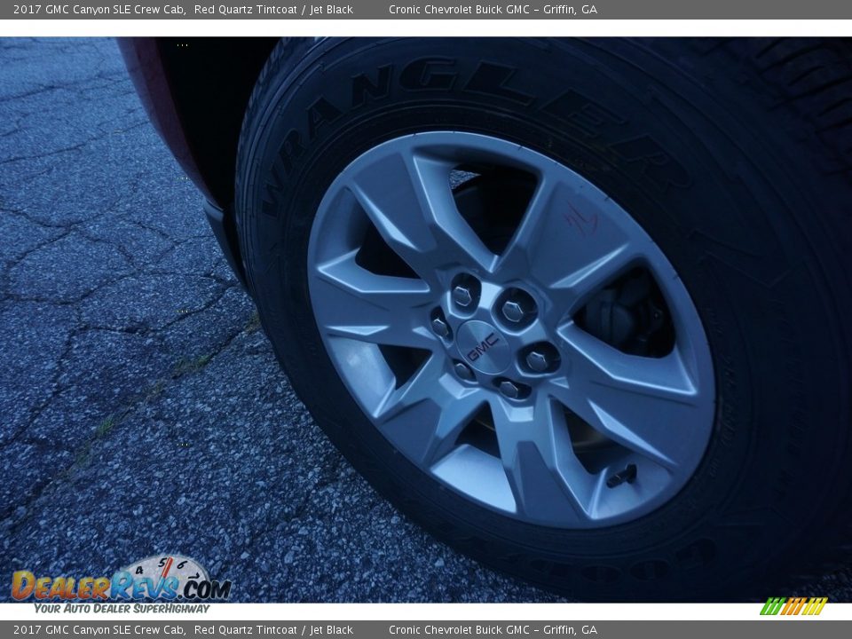 2017 GMC Canyon SLE Crew Cab Red Quartz Tintcoat / Jet Black Photo #11