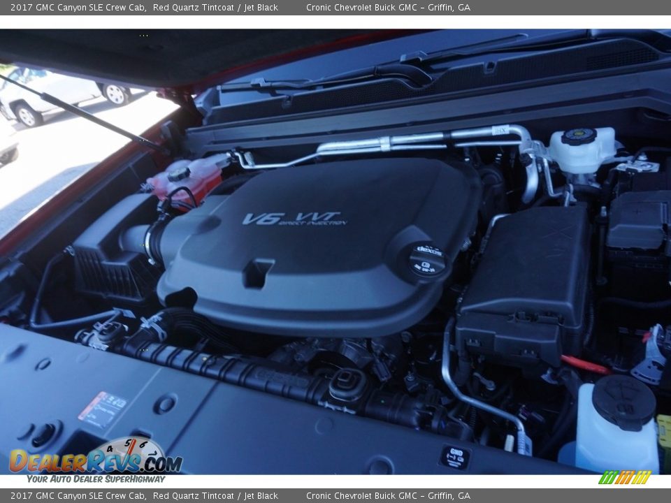 2017 GMC Canyon SLE Crew Cab Red Quartz Tintcoat / Jet Black Photo #12