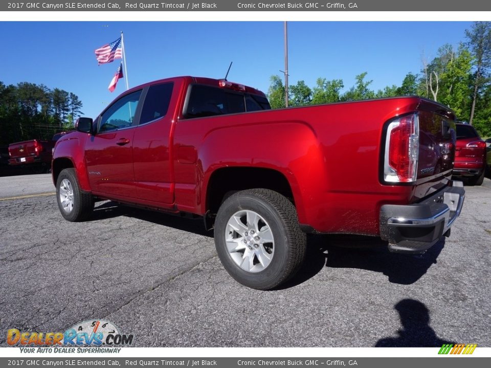 2017 GMC Canyon SLE Extended Cab Red Quartz Tintcoat / Jet Black Photo #5