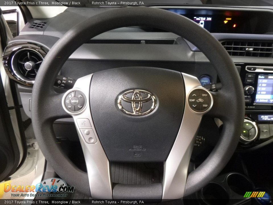 2017 Toyota Prius c Three Moonglow / Black Photo #15