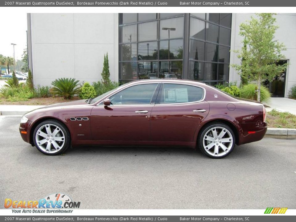 Bordeaux Pontevecchio (Dark Red Metallic) 2007 Maserati Quattroporte DuoSelect Photo #2