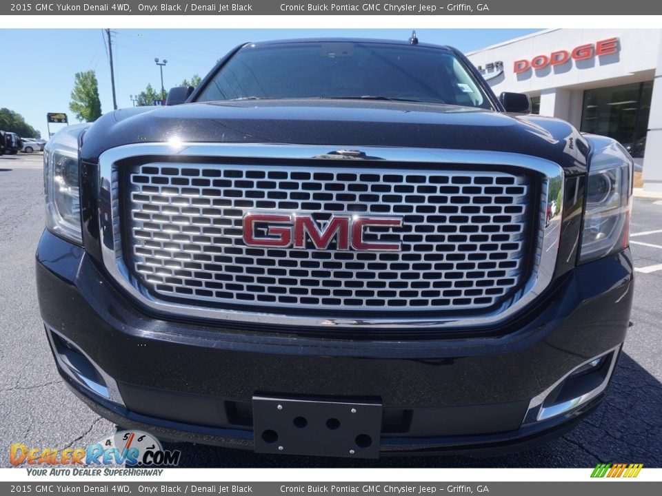 2015 GMC Yukon Denali 4WD Onyx Black / Denali Jet Black Photo #2