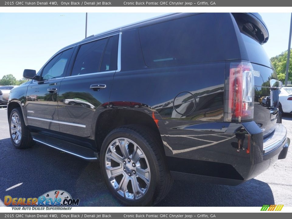 2015 GMC Yukon Denali 4WD Onyx Black / Denali Jet Black Photo #5