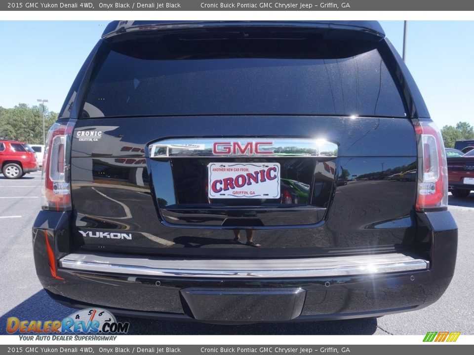 2015 GMC Yukon Denali 4WD Onyx Black / Denali Jet Black Photo #6