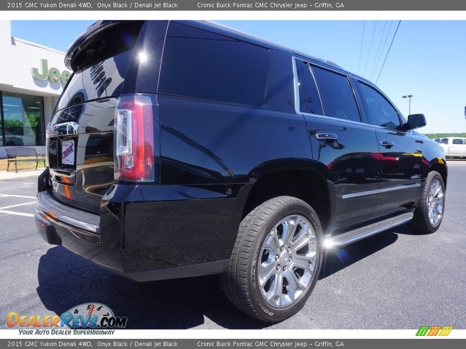 2015 GMC Yukon Denali 4WD Onyx Black / Denali Jet Black Photo #7