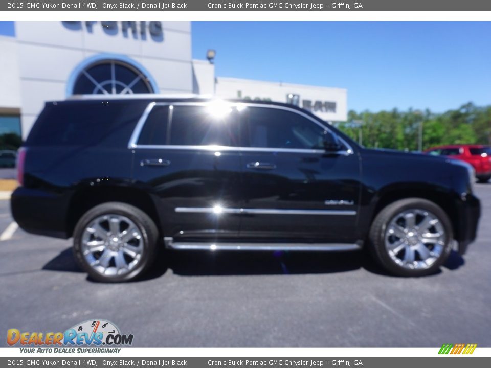 2015 GMC Yukon Denali 4WD Onyx Black / Denali Jet Black Photo #8
