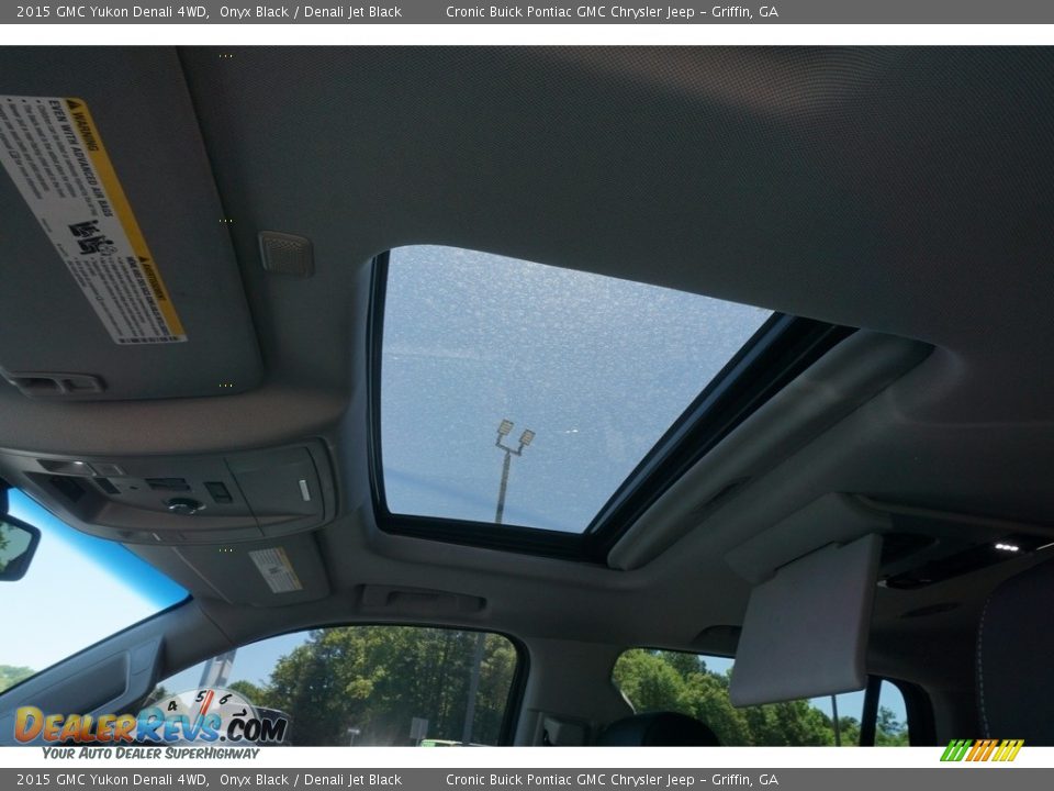 2015 GMC Yukon Denali 4WD Onyx Black / Denali Jet Black Photo #11
