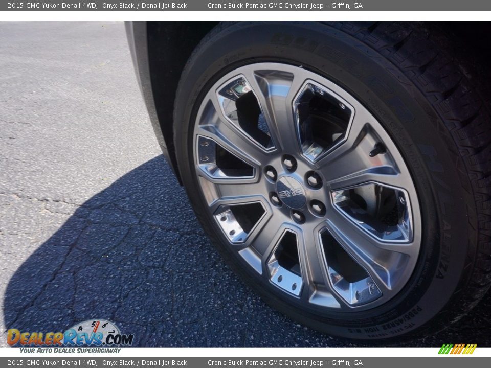 2015 GMC Yukon Denali 4WD Onyx Black / Denali Jet Black Photo #16