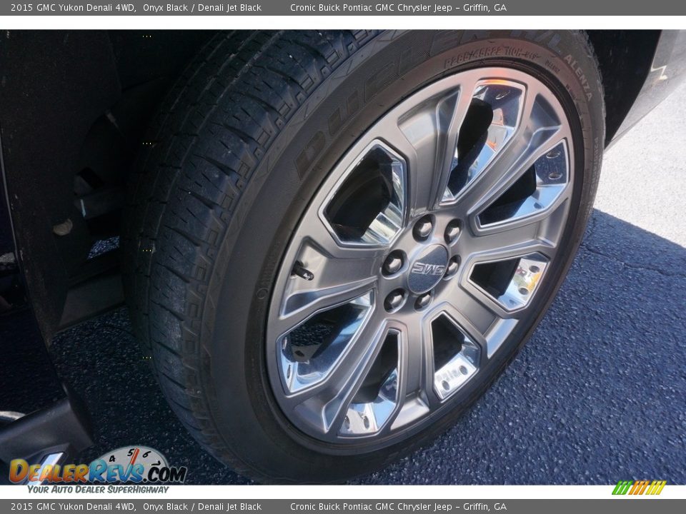 2015 GMC Yukon Denali 4WD Onyx Black / Denali Jet Black Photo #17