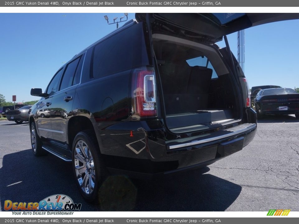2015 GMC Yukon Denali 4WD Onyx Black / Denali Jet Black Photo #18