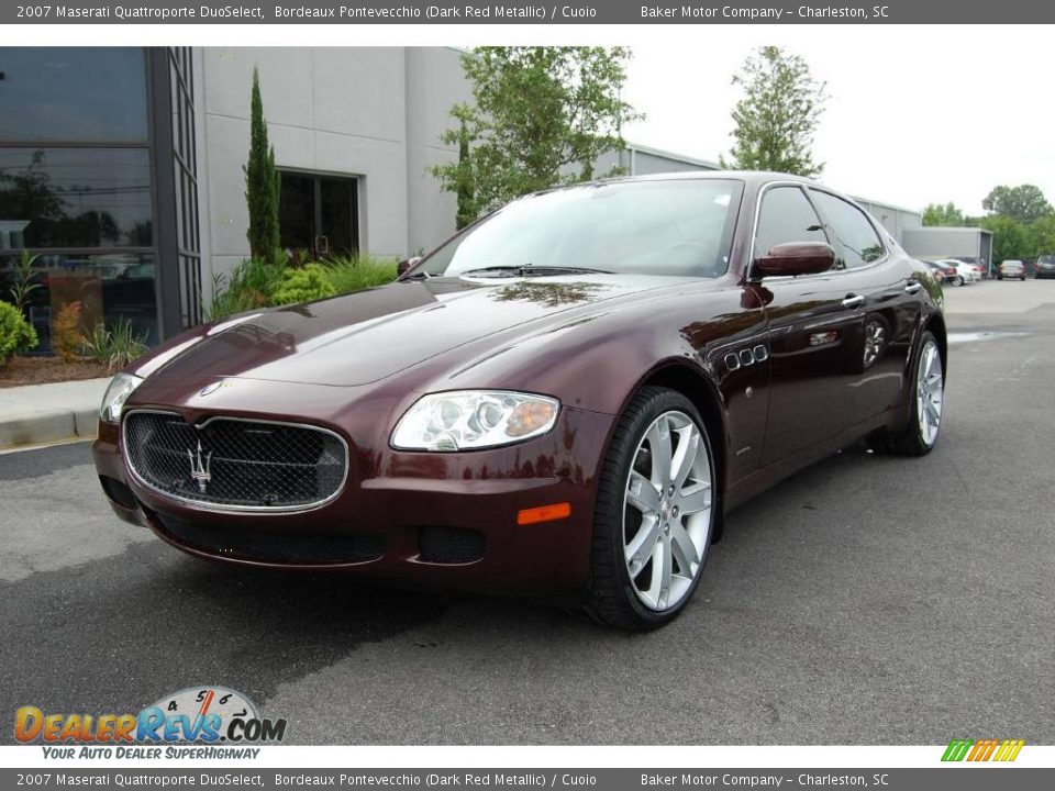 Bordeaux Pontevecchio (Dark Red Metallic) 2007 Maserati Quattroporte DuoSelect Photo #15