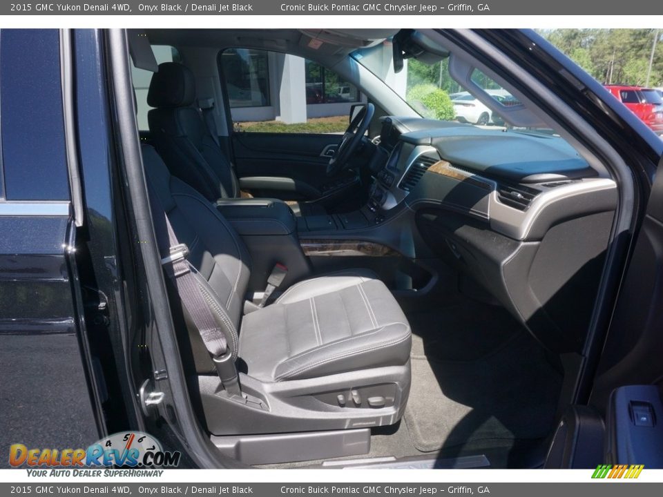 2015 GMC Yukon Denali 4WD Onyx Black / Denali Jet Black Photo #22