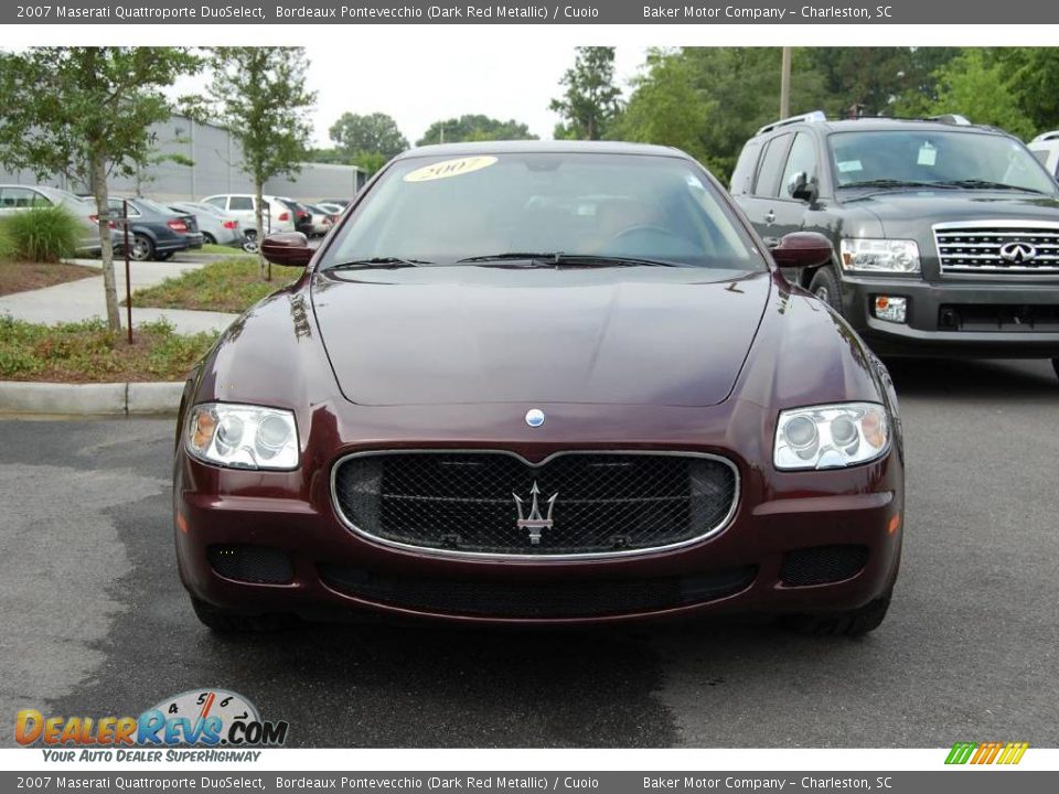 Bordeaux Pontevecchio (Dark Red Metallic) 2007 Maserati Quattroporte DuoSelect Photo #16