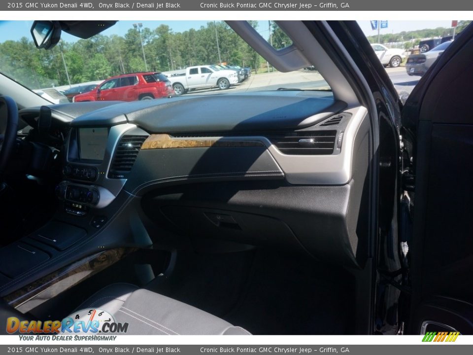 2015 GMC Yukon Denali 4WD Onyx Black / Denali Jet Black Photo #23