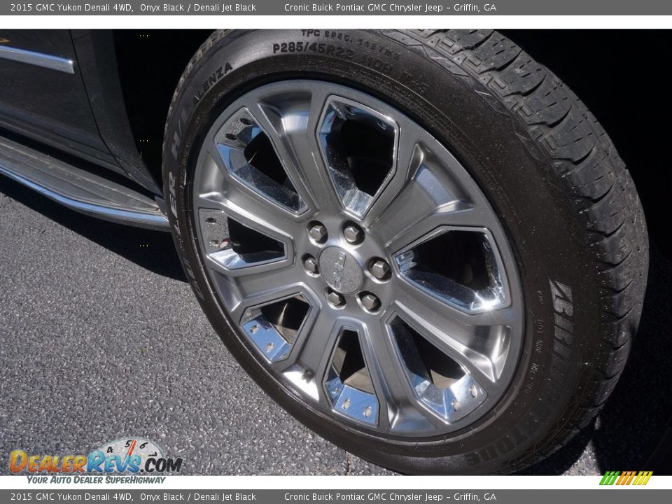 2015 GMC Yukon Denali 4WD Onyx Black / Denali Jet Black Photo #24