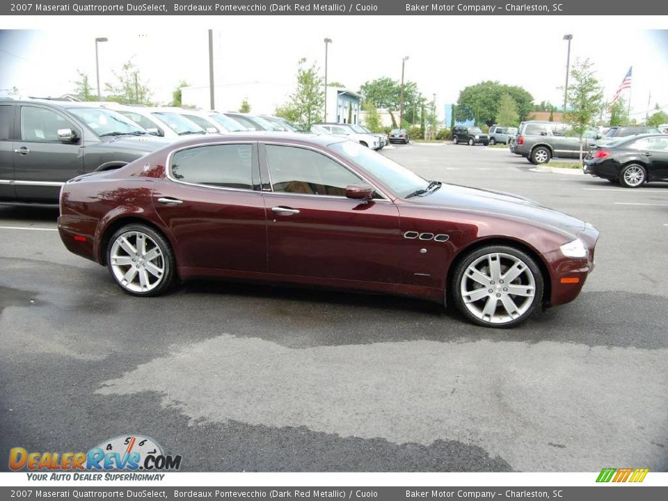 Bordeaux Pontevecchio (Dark Red Metallic) 2007 Maserati Quattroporte DuoSelect Photo #17