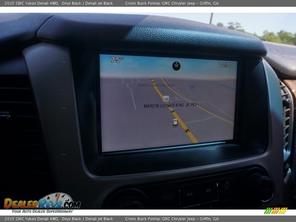 2015 GMC Yukon Denali 4WD Onyx Black / Denali Jet Black Photo #26