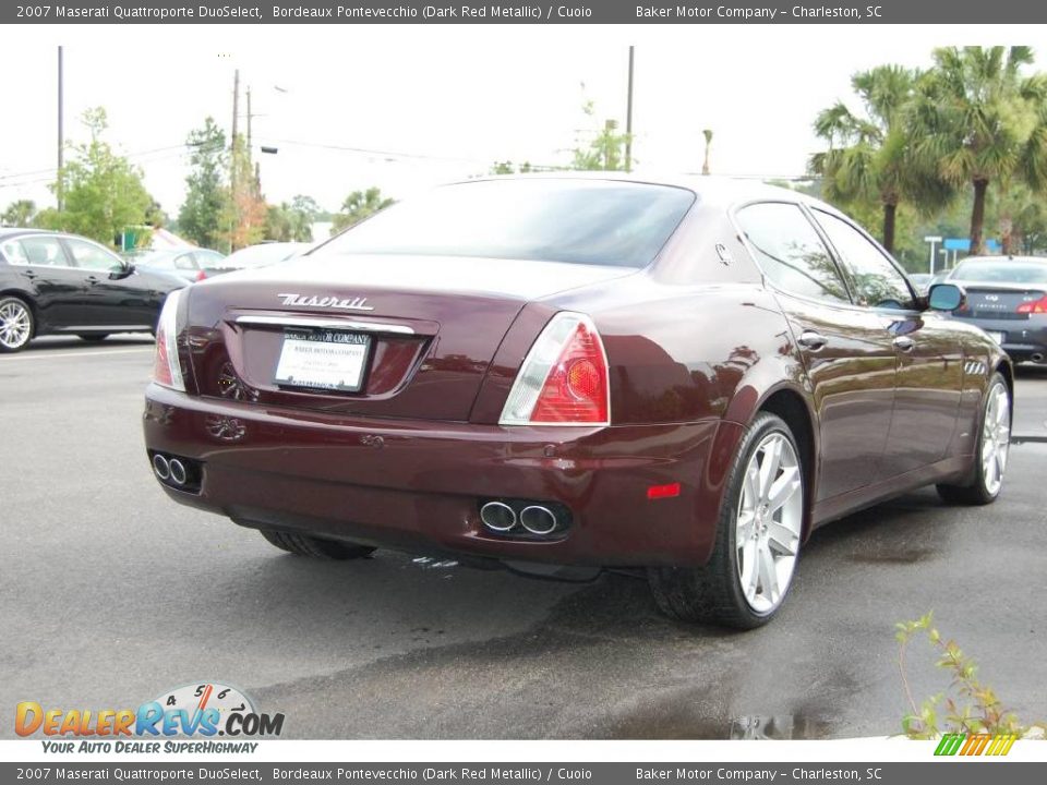 Bordeaux Pontevecchio (Dark Red Metallic) 2007 Maserati Quattroporte DuoSelect Photo #18