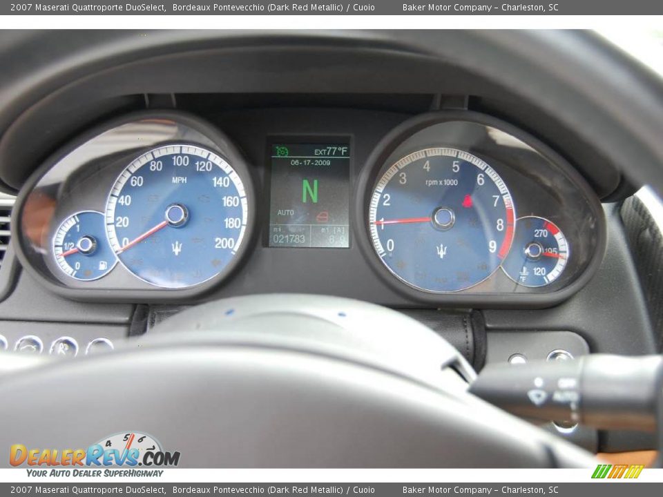 2007 Maserati Quattroporte DuoSelect Gauges Photo #29