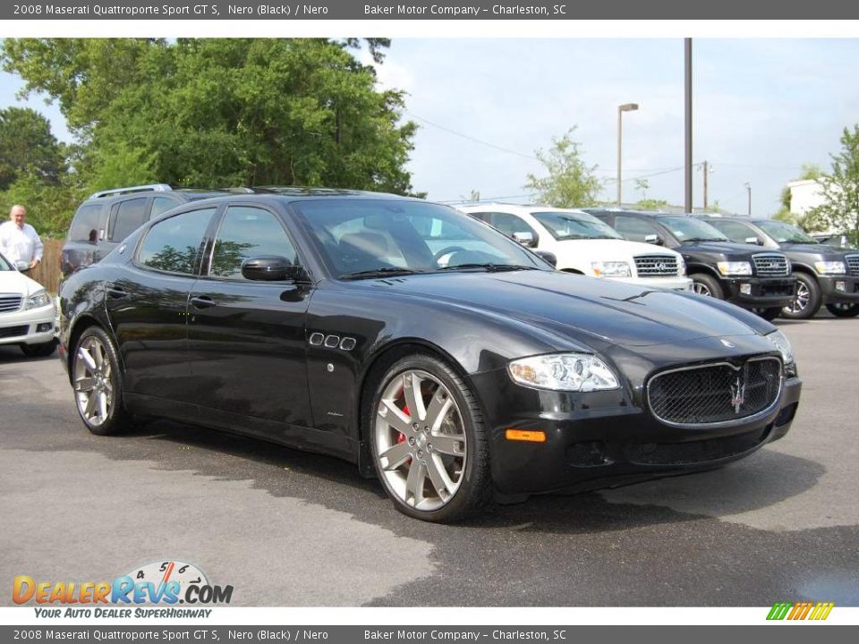 2008 Maserati Quattroporte Sport GT S Nero (Black) / Nero Photo #1