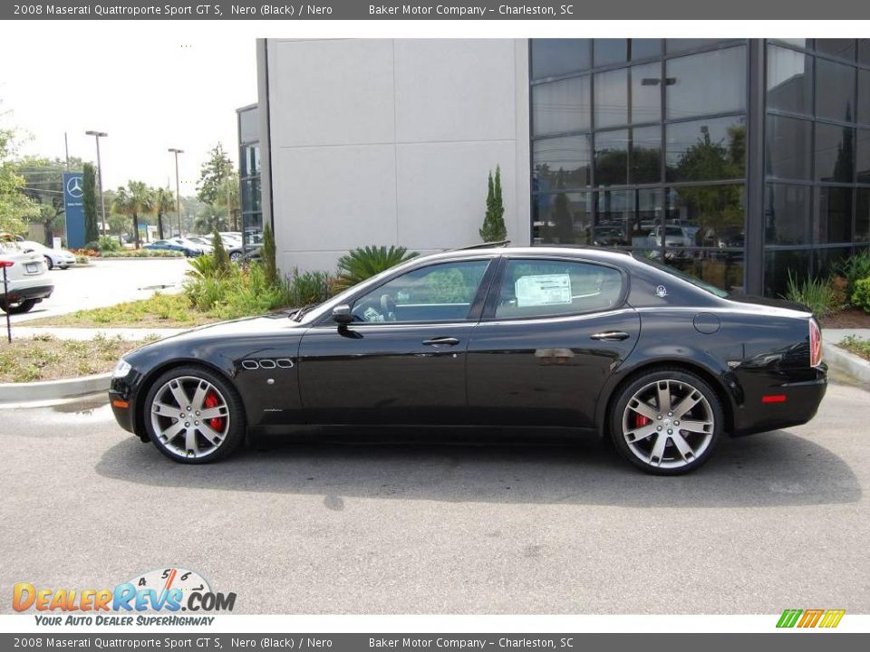 2008 Maserati Quattroporte Sport GT S Nero (Black) / Nero Photo #2