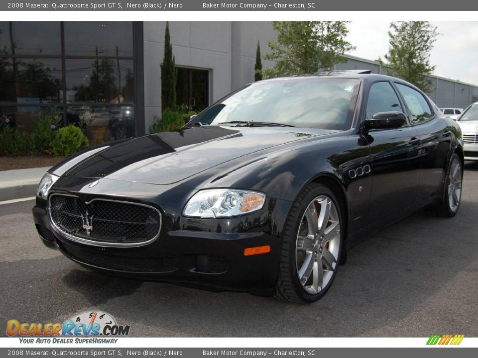 2008 Maserati Quattroporte Sport GT S Nero (Black) / Nero Photo #15