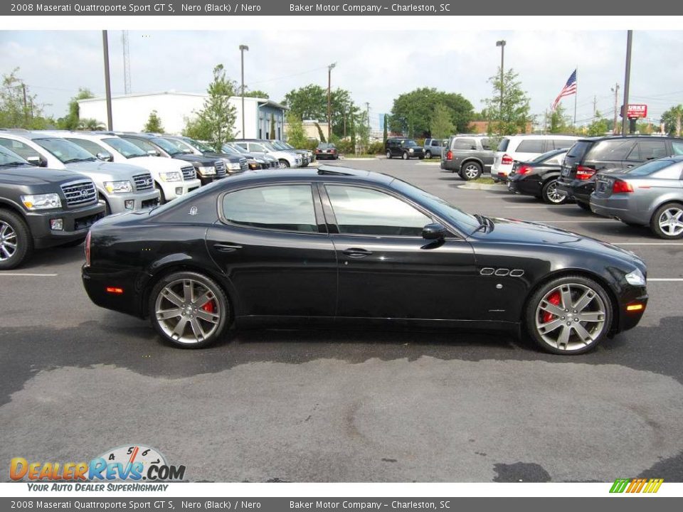 2008 Maserati Quattroporte Sport GT S Nero (Black) / Nero Photo #17