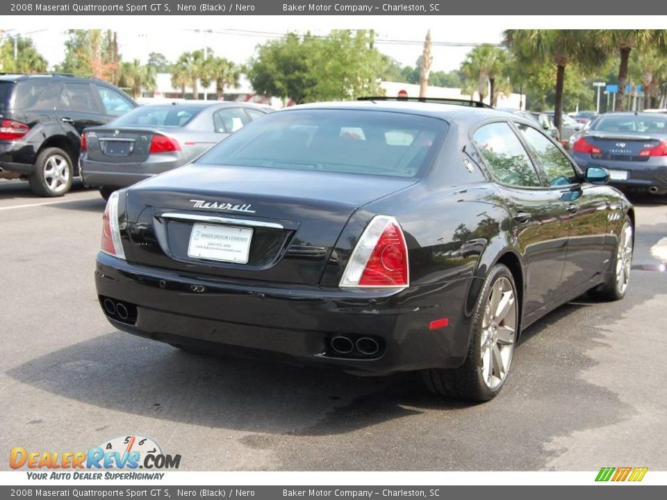 2008 Maserati Quattroporte Sport GT S Nero (Black) / Nero Photo #18