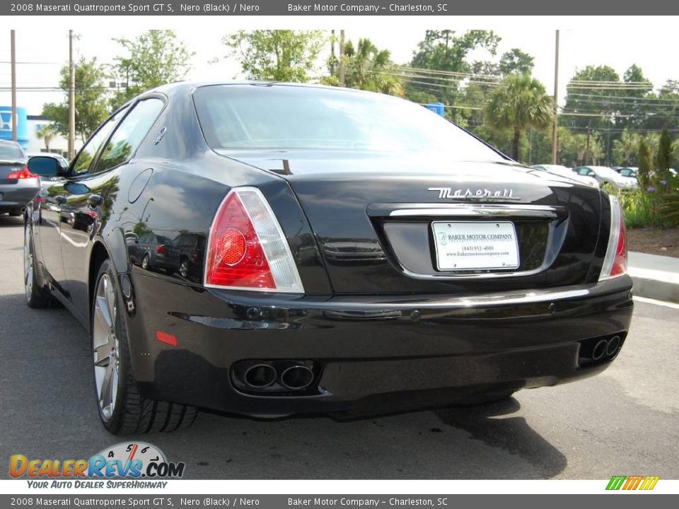 2008 Maserati Quattroporte Sport GT S Nero (Black) / Nero Photo #20