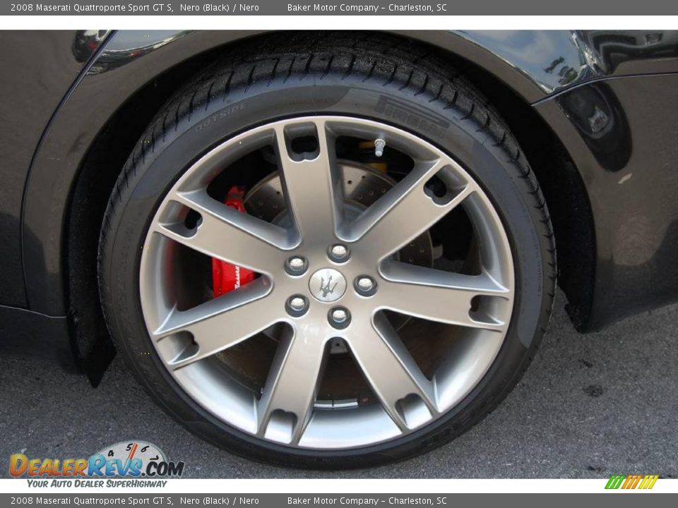 2008 Maserati Quattroporte Sport GT S Nero (Black) / Nero Photo #21