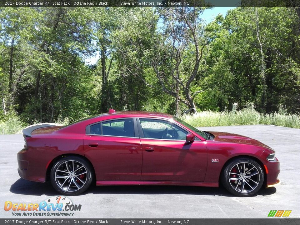 2017 Dodge Charger R/T Scat Pack Octane Red / Black Photo #5