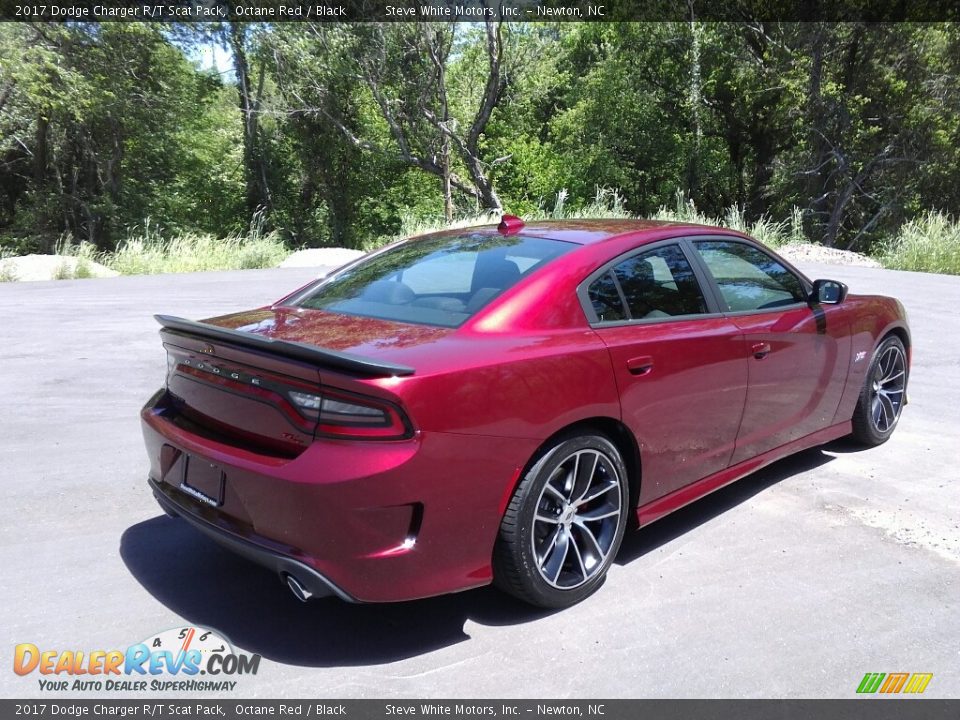 2017 Dodge Charger R/T Scat Pack Octane Red / Black Photo #6