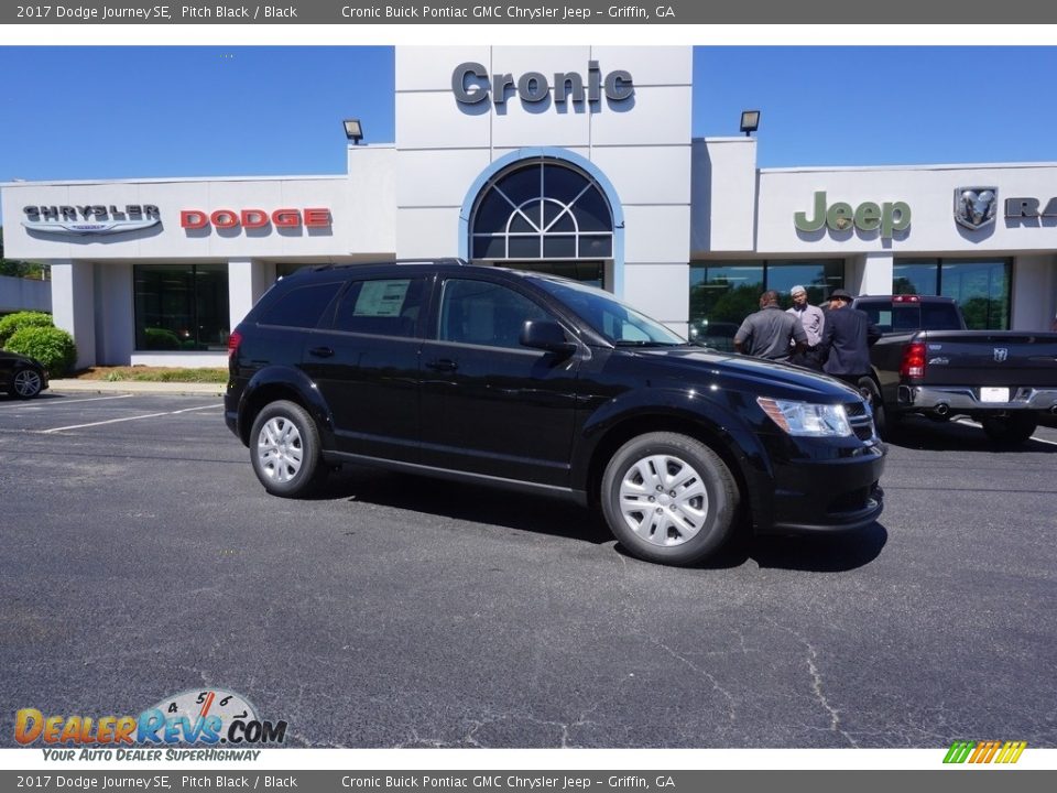 2017 Dodge Journey SE Pitch Black / Black Photo #1