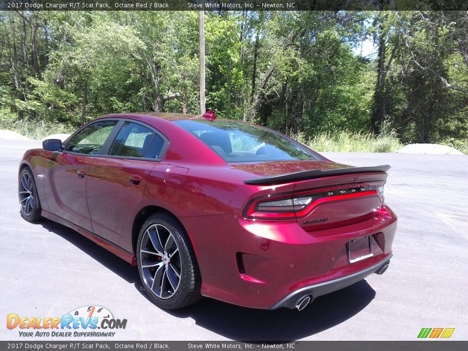 2017 Dodge Charger R/T Scat Pack Octane Red / Black Photo #9