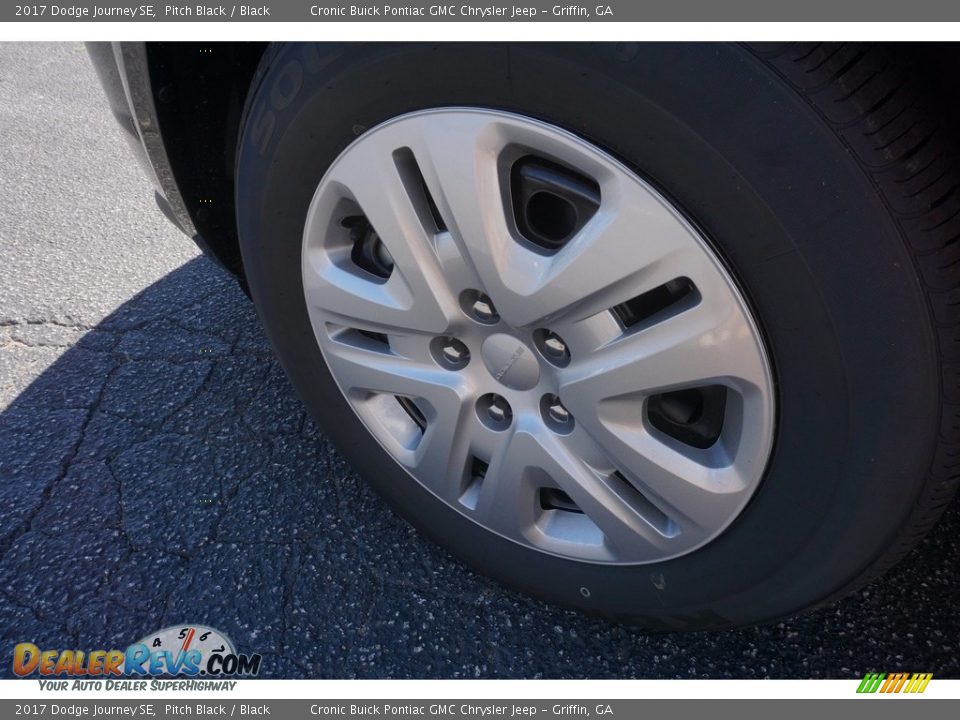 2017 Dodge Journey SE Pitch Black / Black Photo #12