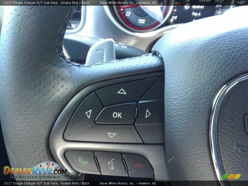 2017 Dodge Charger R/T Scat Pack Octane Red / Black Photo #15