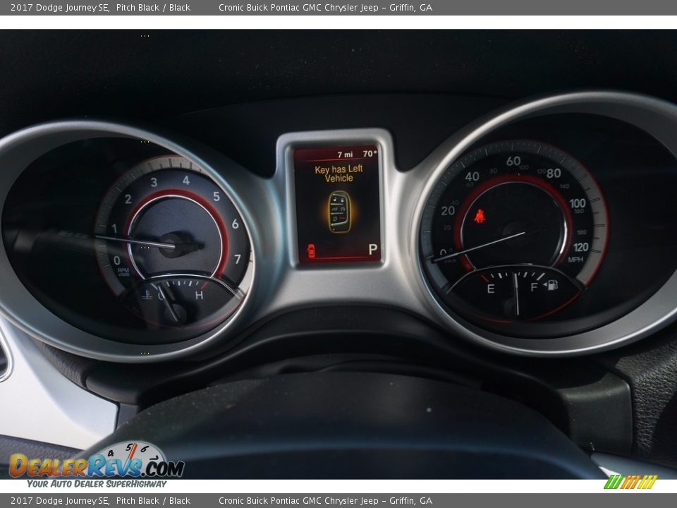 2017 Dodge Journey SE Pitch Black / Black Photo #14