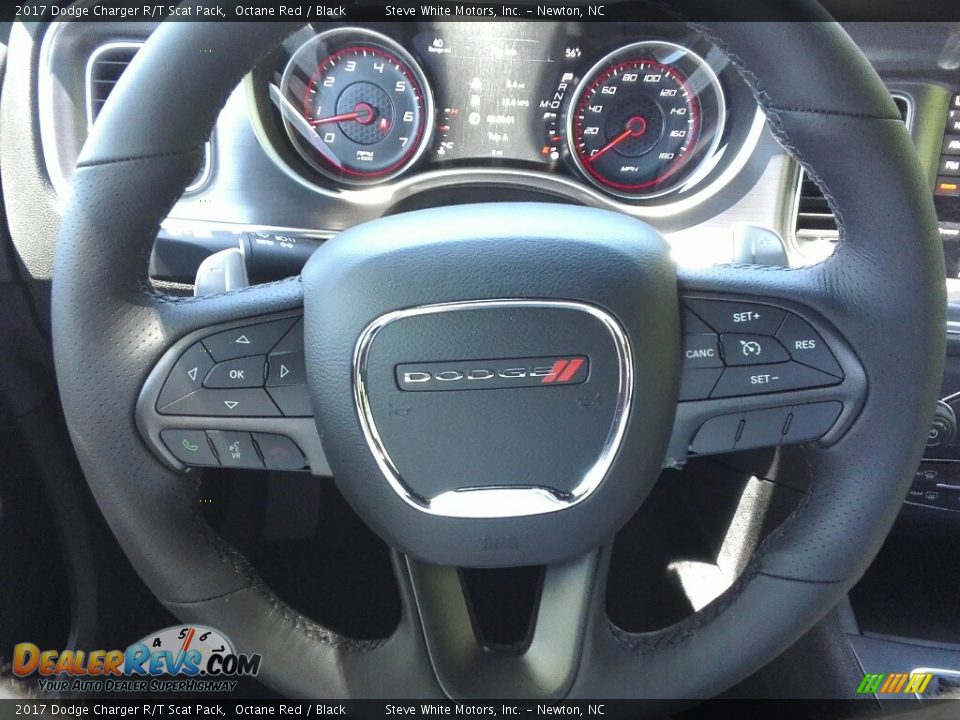 2017 Dodge Charger R/T Scat Pack Octane Red / Black Photo #17