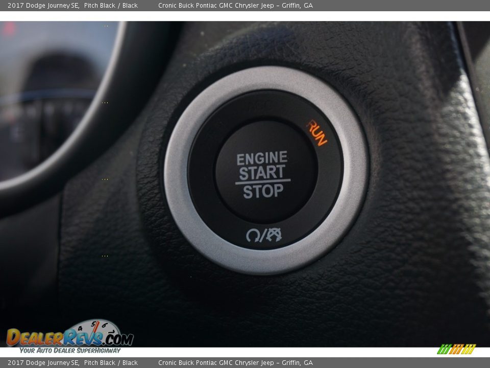 2017 Dodge Journey SE Pitch Black / Black Photo #16