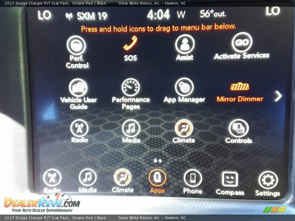 2017 Dodge Charger R/T Scat Pack Octane Red / Black Photo #22