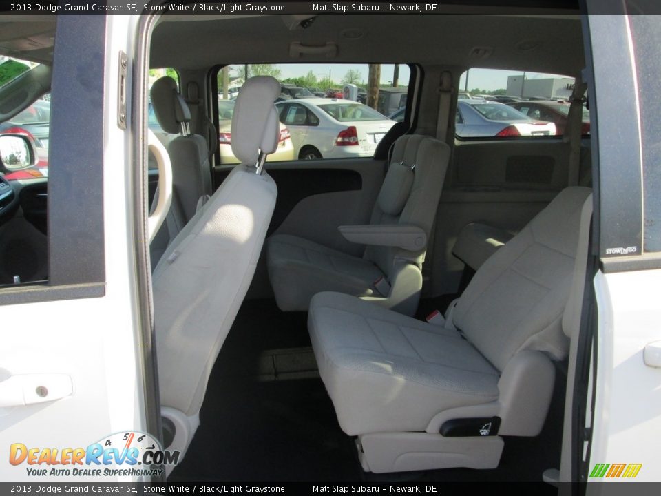 2013 Dodge Grand Caravan SE Stone White / Black/Light Graystone Photo #21